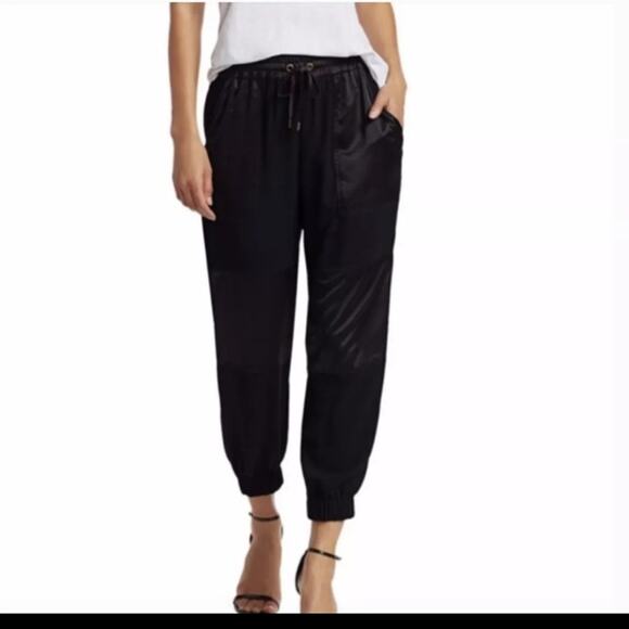 🔥🔥FIRE SALE🔥🔥 RAMY BROOK silk joggers, M - Picture 1 of 6